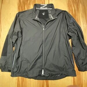 Zero Restriction Windbreaker Black Long Sleeve Jacket‎ Mens XXL Charleston